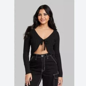 Wild Fable Tie Front Cardigan